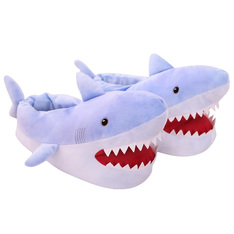 Shark Plush Slippers 1