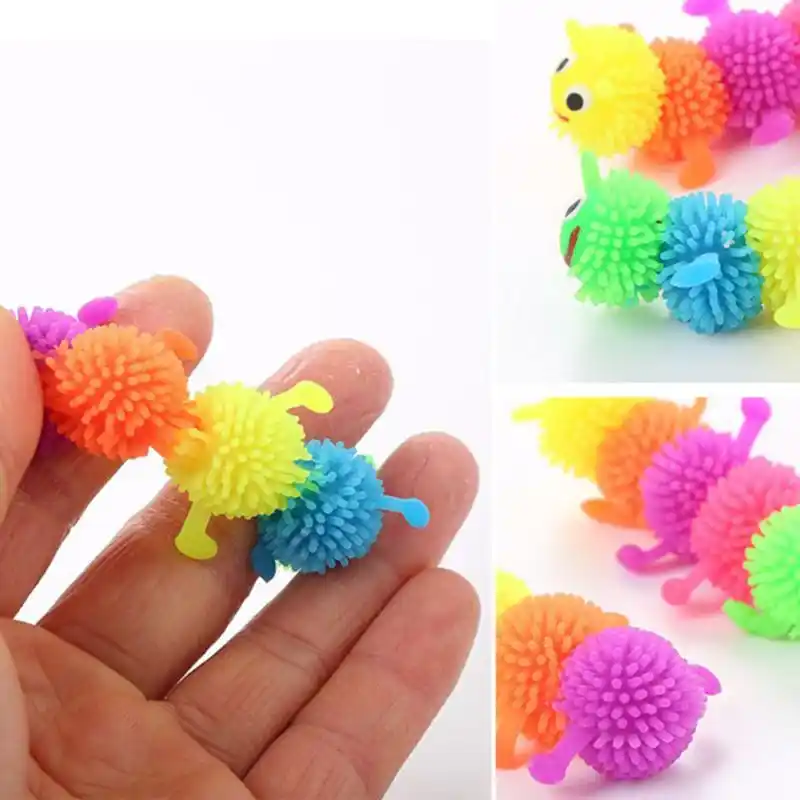 rubber caterpillar toy