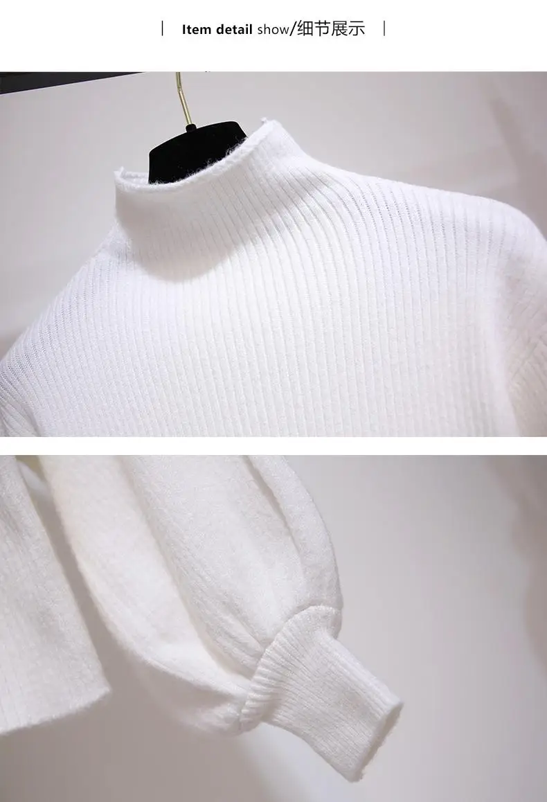ICHOIX, зимний женский комплект из двух предметов, белый свитер, топы и юбка, комплект, корейский стиль, костюмы для девочек, вязаные топы, комплекты из 2 предметов