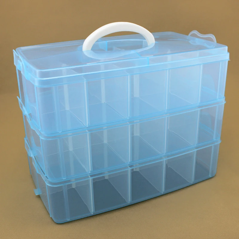 Adjustable Transparent Plastic Storage Box for Building Blocks Lego Toys  Component Organizer Adjust Pills Tool Storage Case