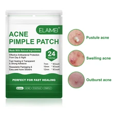 ELAIMI 24 патча/сумка Невидимый удаление акне прыщей патч лечение прыщей консилер для акне лица пятна рубцов лечение наклейки