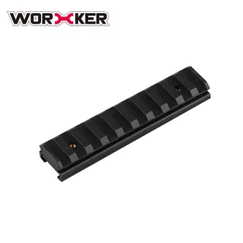 

WOERKER Mod Multiple Lengths Picatinny Top Rail Mount Nylon Grooved Top Rail Kit Track For Nerf Blaster Modification
