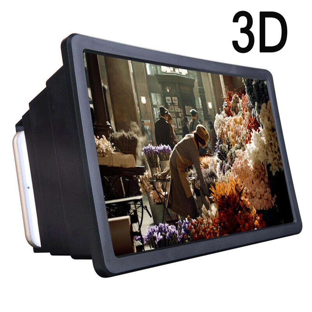 Универсальный портативный 3D видео увеличить смартфон экран Лупа усилитель для huawei для iphone для samsung