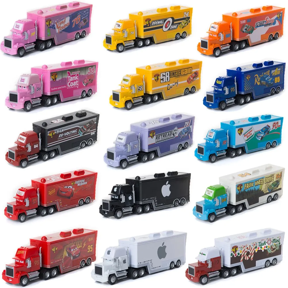 Disney Pixar Cars 2 3 Toys Truck Lightning McQueen Jackson Storm Mack Uncle 1 55 Diecast 2
