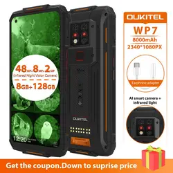 Смартфон OUKITEL WP7 на Android 6,53, восемь ядер, экран 9,0 дюйма, 8 ГБ + 128 ГБ