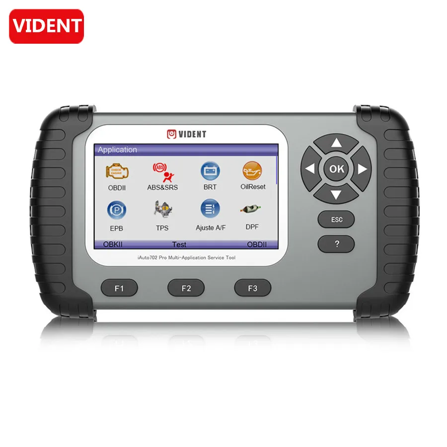 

VIDENT iAuto 702Pro Multi-applicaton Service Tool Support ABS/SRS/EPB/DPF Update to 19 Maintenances 3 Years Free Update Online