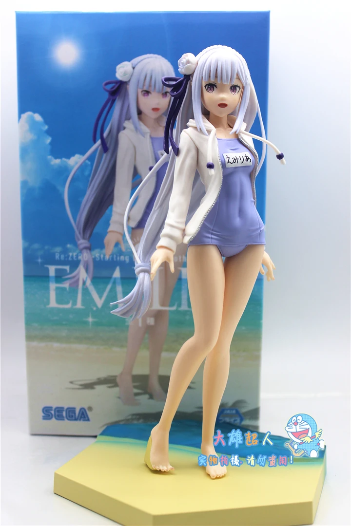 

20cm Emilia figures RE: Anime Action original Figure PVC model Collection figures for children toys gift 0.5