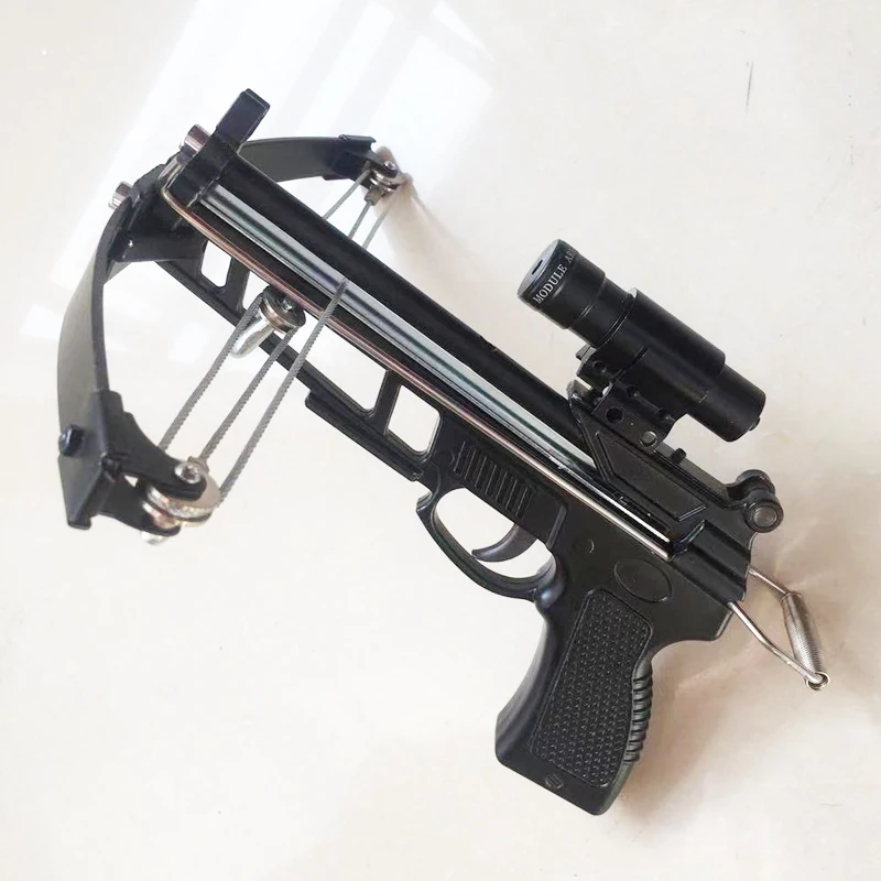 Slingshot Hunting Bow Powerful Catapult Support Fishing Reel Multi-function Steel Ball Ammo Arrow Shooting Sightscope Crossbow