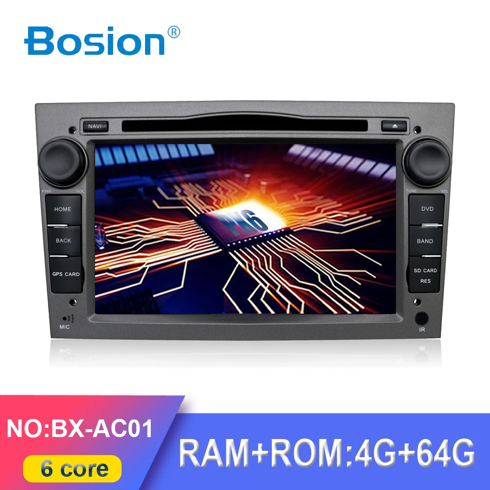 Bosion PX6 64G Android 9,0 2Din мультимедийный автомобильный DVD Авторадио навигатор для Vauxhall Opel Astra H G Vectra Antara Zafira Corsa