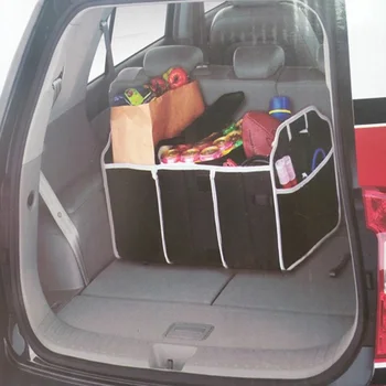

Auto Rear Rack Storage Box Multi-Pocket Organizer Drink Food Insulation Car Tool Container Automobiles Interior Accessories