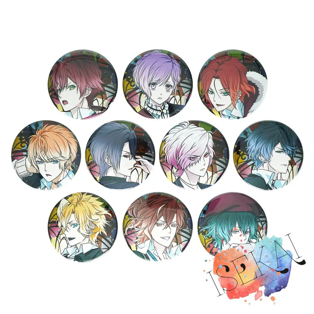 Значок аниме значок Kanato Shu Laito Subaru Ayato Azusa Yuma Kou ruki reiji металлическая брошь |
