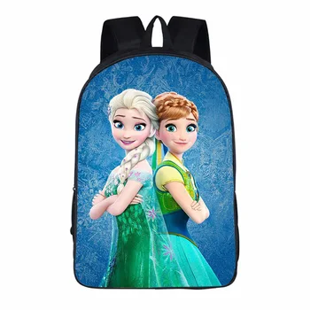 

New Cartoon Mochilas Infantil Snow Queen Kids Schoolbag Baby Girls Lovely Kindergarten backpacks Children Elsa school bag