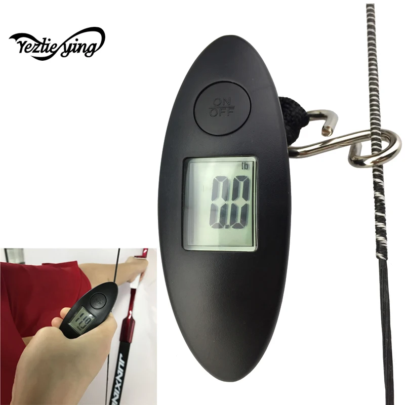 

Archery Bow Scale Measuring Digital 88lbs Hanging Scale Bow Pounds Meter Test Tool For Recurve Bow Compound Bow Hunting