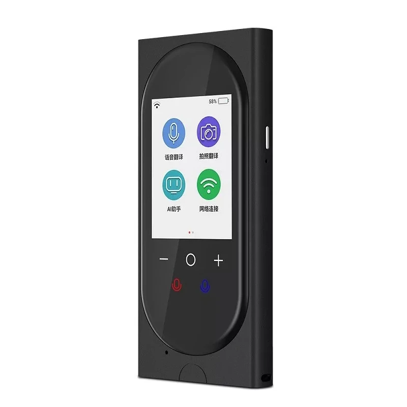 

2.4 Inch Press Screen Wifi Voice Smart Translator 106 Languages + 44 Languages 5Mp Camera Photo Intelligent Translation