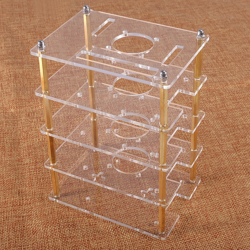 

Raspberry Pi 3 4 Case 1- 4 layer Multi Layer Acrylic Stack Shell / Enclosure for Raspberry Pi 3 4 Model B/3B+/3B