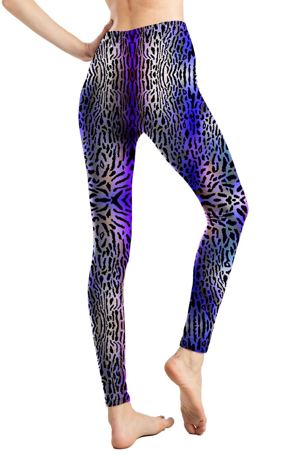 honeycomb leggings INITIALDREAM Fashion Leopard Printed Leggings Women Soft Elasticity Leggins Femme Ankle-Length Plus Size Legging Mujer leggings