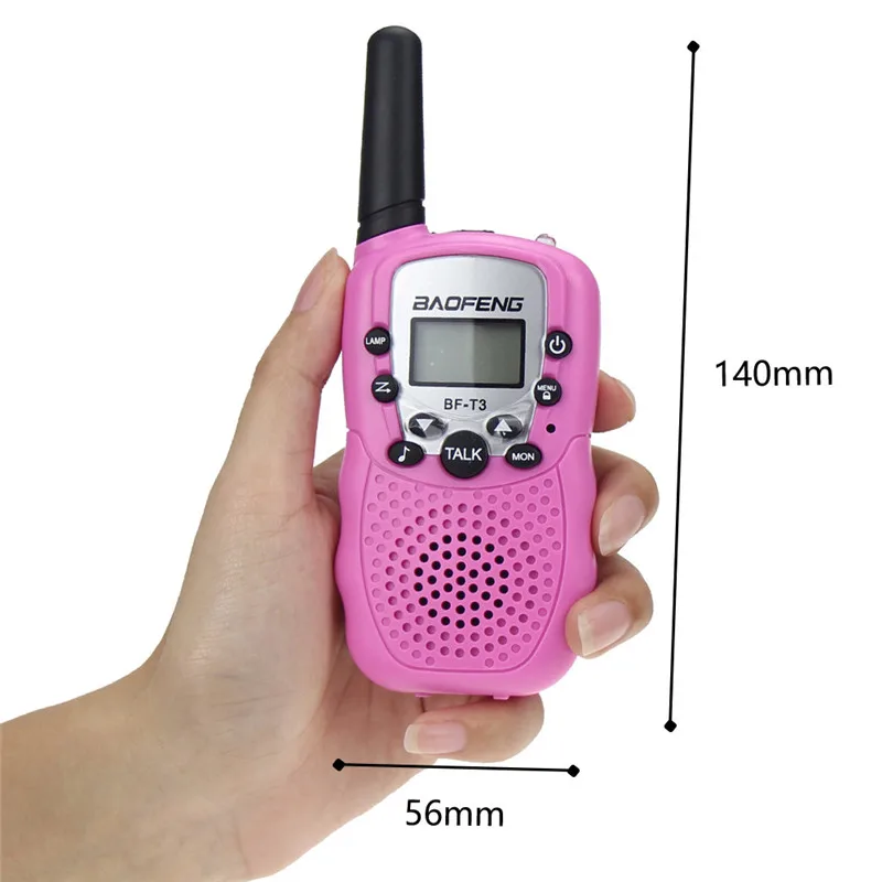 Presentes de Aniversário do Miúdo Bf-t3 para Crianças Walkie Talkie Brinquedos Rádio Mini Portátil Two-way Transceptor 2 Pçs - Set 19 Brinquedos e hobbies