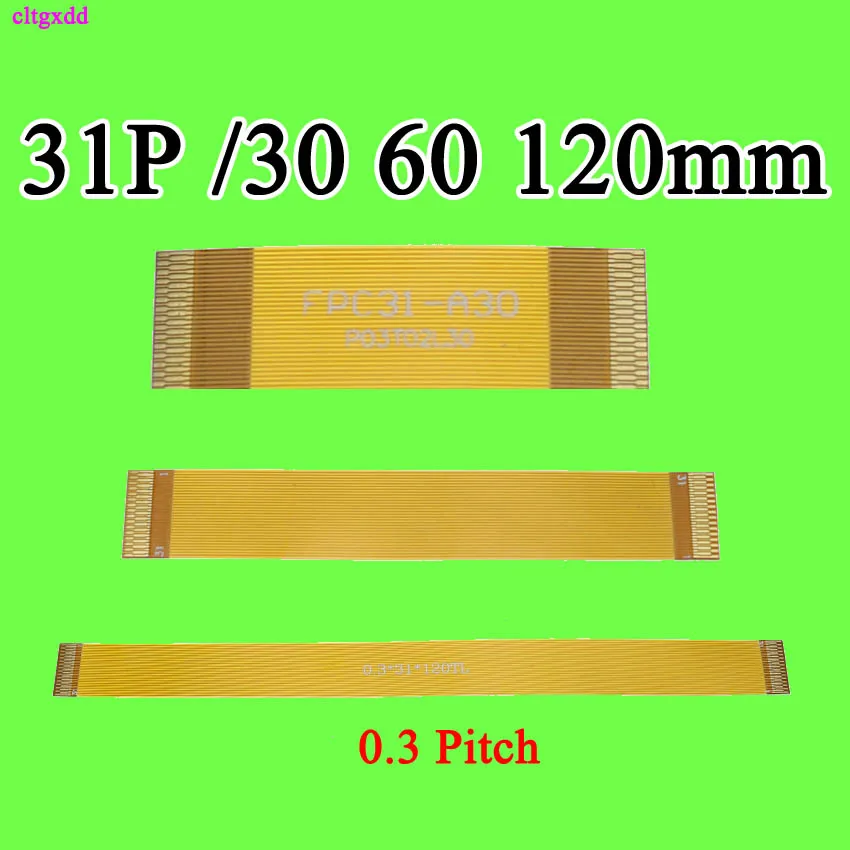 Cltgxdd 1 шт. 30 60 100 150 200 250 350 мм 0 3 Шаг типа A в одном направлении 31P 31Pin FPC FFC гибкий кабель