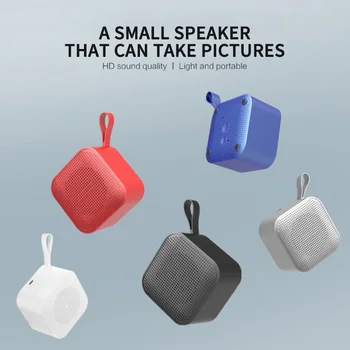 

Mini Smart Bluetooth Speaker Portable Bluetooth Built-in Microphone MP3 Speaker Charging Music Subwoofer Stereo