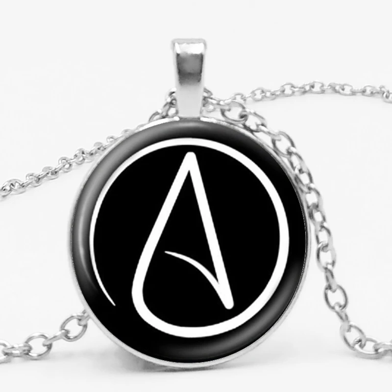 Лидер продаж! Модное уникальное двухстильное ожерелье в виде знака атеиста с