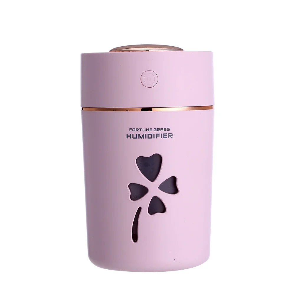 USB увлажнитель воздуха Lucky Арома диффузор эфирное масло диффузор Humidificador 7 светодиодный ночной Светильник сменный для дома Автомобильный Очиститель подарок - Цвет: pink