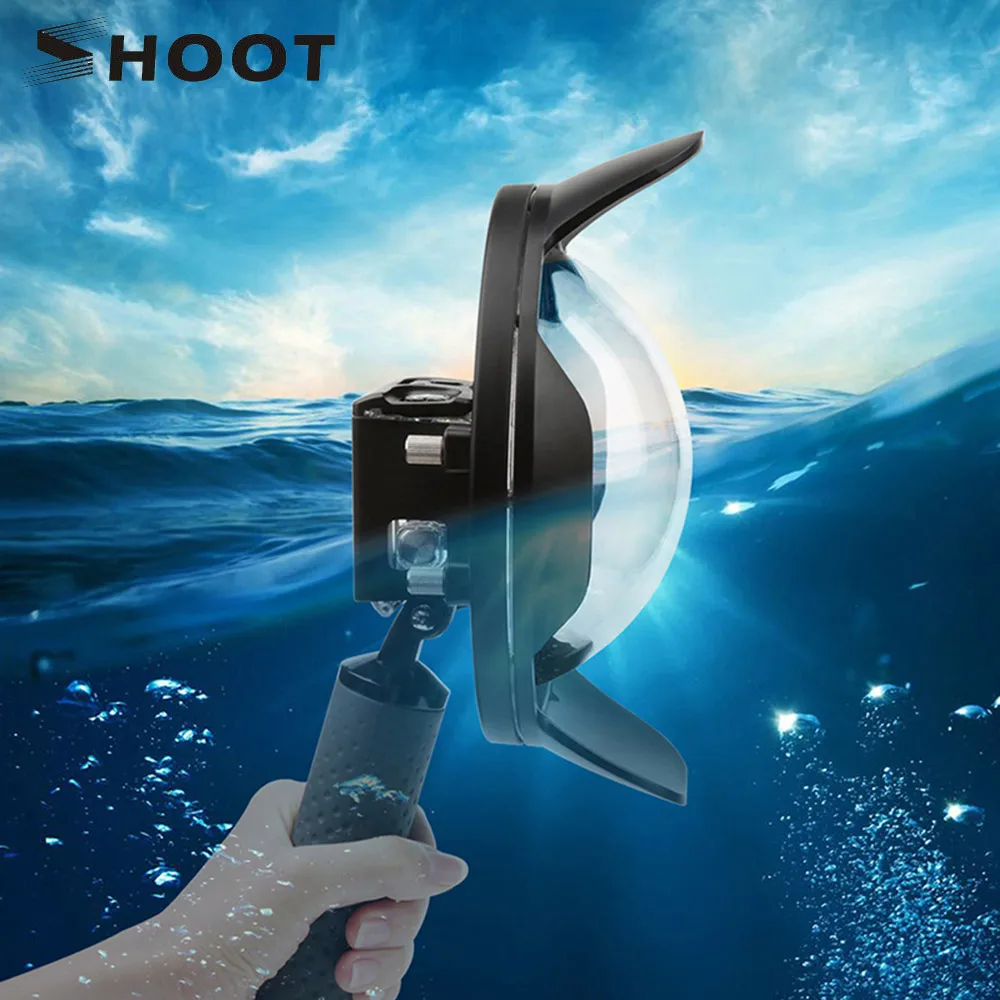 Съемка Водонепроницаемый купол для дайвинга Камера GoPro Hero 5 6 7 аксессуар черный Водонепроницаемый " дюймовый S порт камера корпус купола Крышка