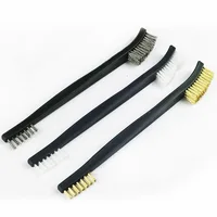 Double-end 3pcs Steel Wire Brush & 4pcs Nylon Pick Set Universal Hunting Gun Cleaning Kit Tactical Rifle Gun Cleaning Tool 2