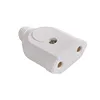 EU 2 Pin AC Electric Power Rewireable Plug Male Female Socket Outlet Adaptor Adapter Wire Extension Cord Connector Detachable ► Photo 2/6