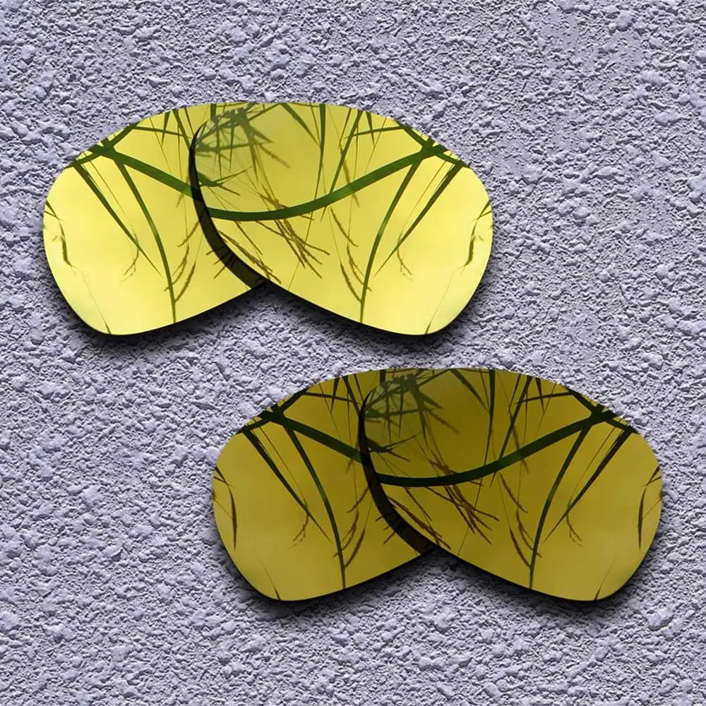 Golden-Copper 2 пары Поляризованные замена линз для Oakley Перекрестия 2012 Солнцезащитные очки-несколько вариантов - Цвет линз: Golden-Copper