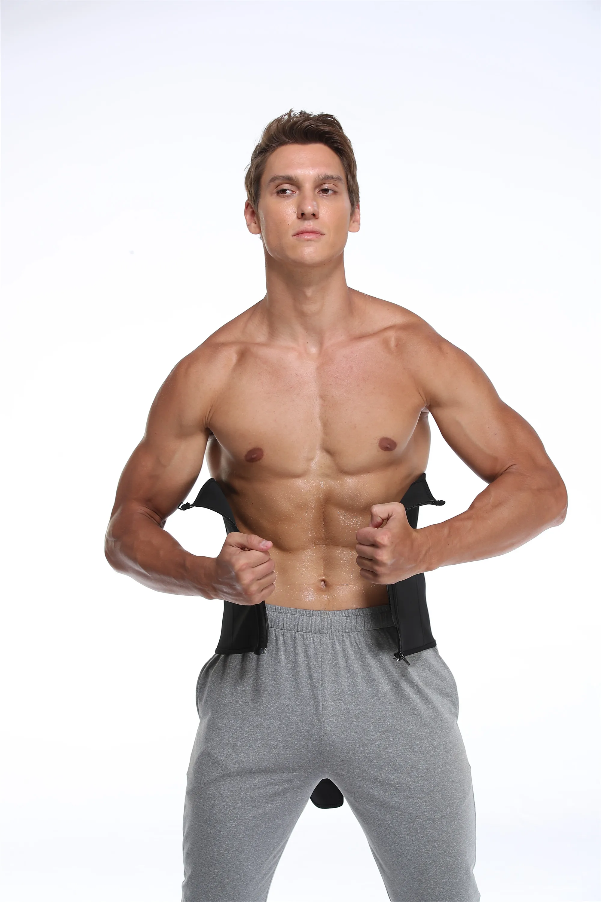 Women&Men Waist Trainer Belt Tummy Control Workout Waist Sauna Sweat Girdle Sport Waist Trimmer Slim Belly Band Slim Fat Burn