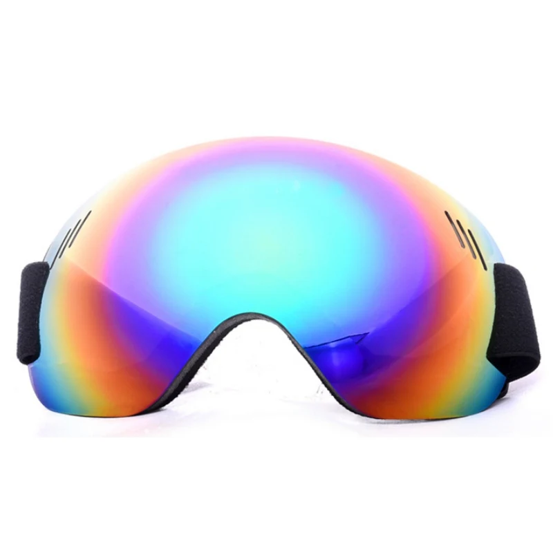 Крутые унисекс лыжные очки для лыж и сноуборда анти-туман УФ Защита сферические линзы бескаркасные снежные спортивные очки для мужчин и женщин - Цвет: Зеленый