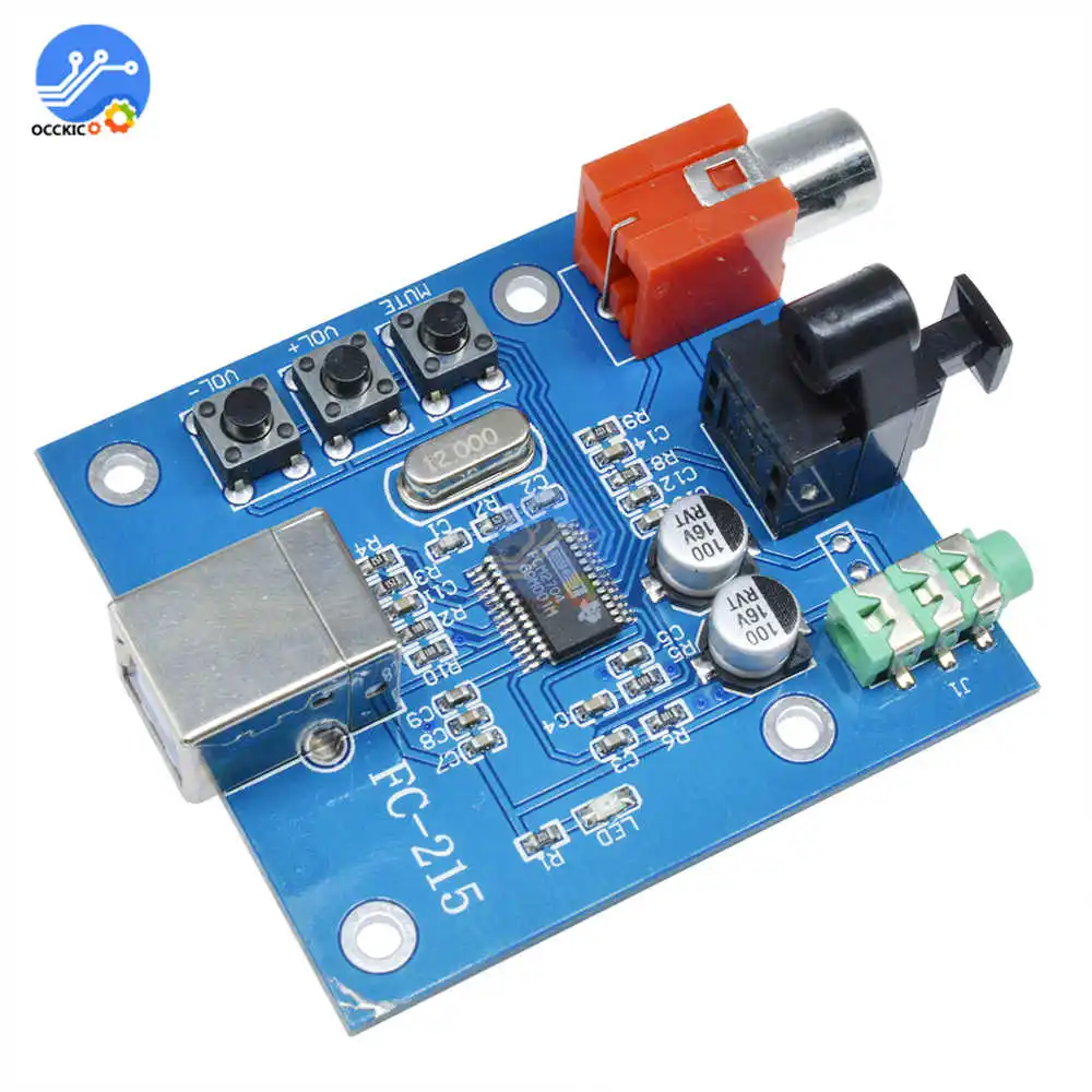 PCM2704 USB DAC оптический коаксиальный аналоговый выход для Raspberry Pi Raspbian RaspBMC Windows 7 без