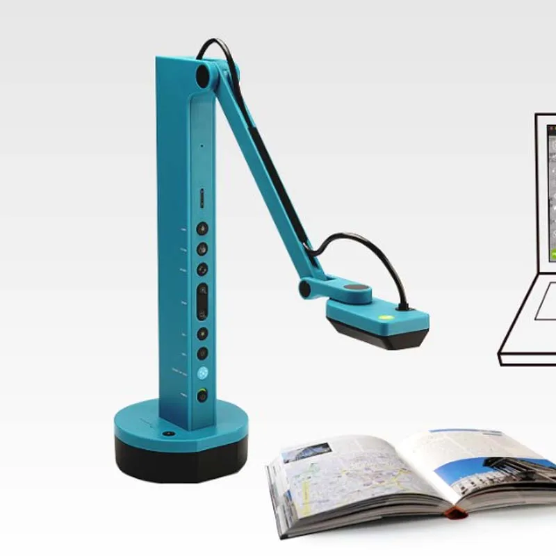 IPEVO VZ-X 8MP Document Camera, Easy Setup, 3 Modes of Connectivity &mdash; Wi-Fi, HDMI, and USB, Compatible with Web Conferencing Sof