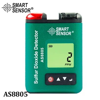 

Portable Sulfur Dioxide Meter Alarm Rechargeable Paragraph Noxious and Harmful Gas Leak Detector AS8805