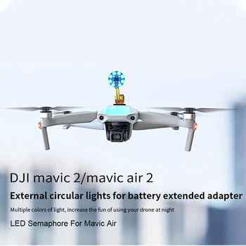 

Mini Easy Install LED Magic Light RGB5050 Battery External Connector Semaphore DIY Styling Flexible Outdoor For DJI Mavic Air 2