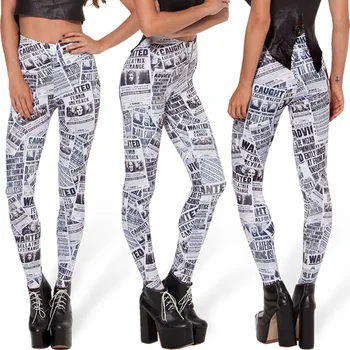 

Ladies High Wasted Fitnes Workout Leggings Woman Elegant Leggin Mujer Casual