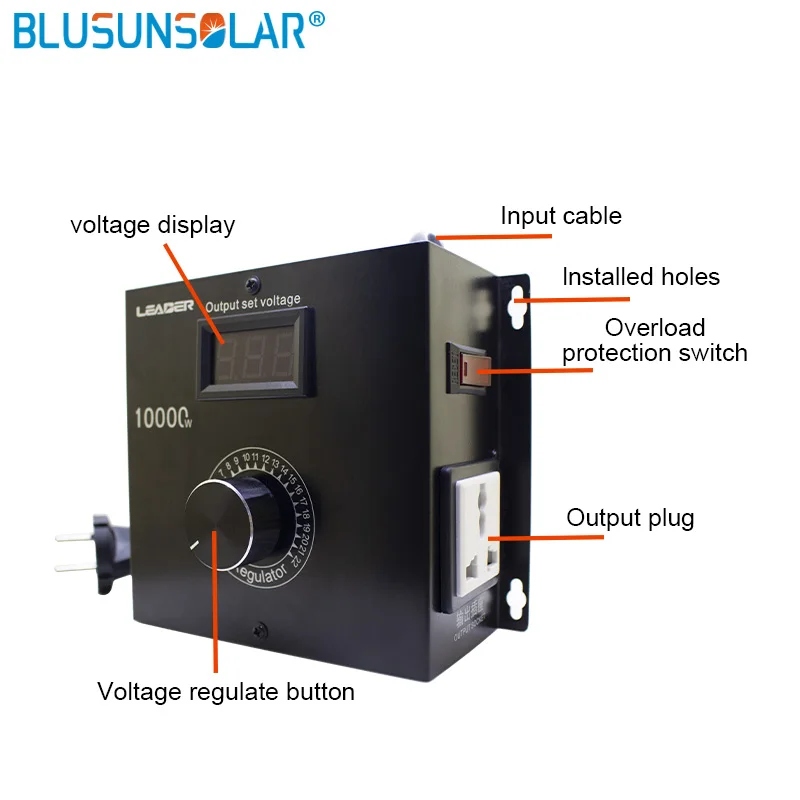 regulador ajustavel ac 220v 10000w compacto da 01