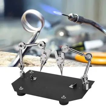 

Professional Auxiliary Welding Work Clip Bilateral Welding Fixture Table Clip Clamp Soldering Repairing Making Tool for Jewelry