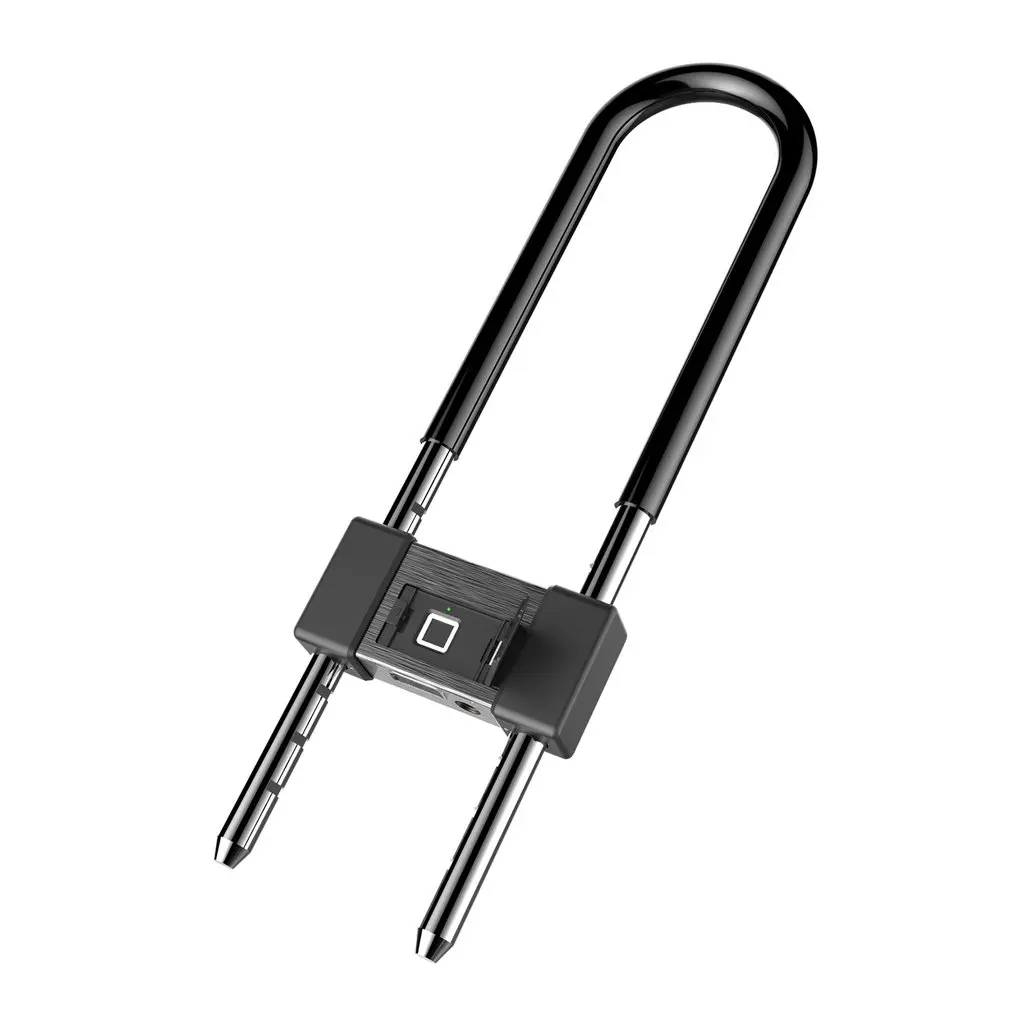 Умный USB замок для подзарядки отпечатков пальцев L12 u-образный замок супер cpu водонепроницаемый IP65 Противоугонный замок для безопасности дверной велосипедный замок