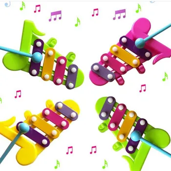 

Kids Baby Musical Educational Animal Developmental Music Bell Toy 4 Tone Learning kids toys brinquedos juguetes игрушки New
