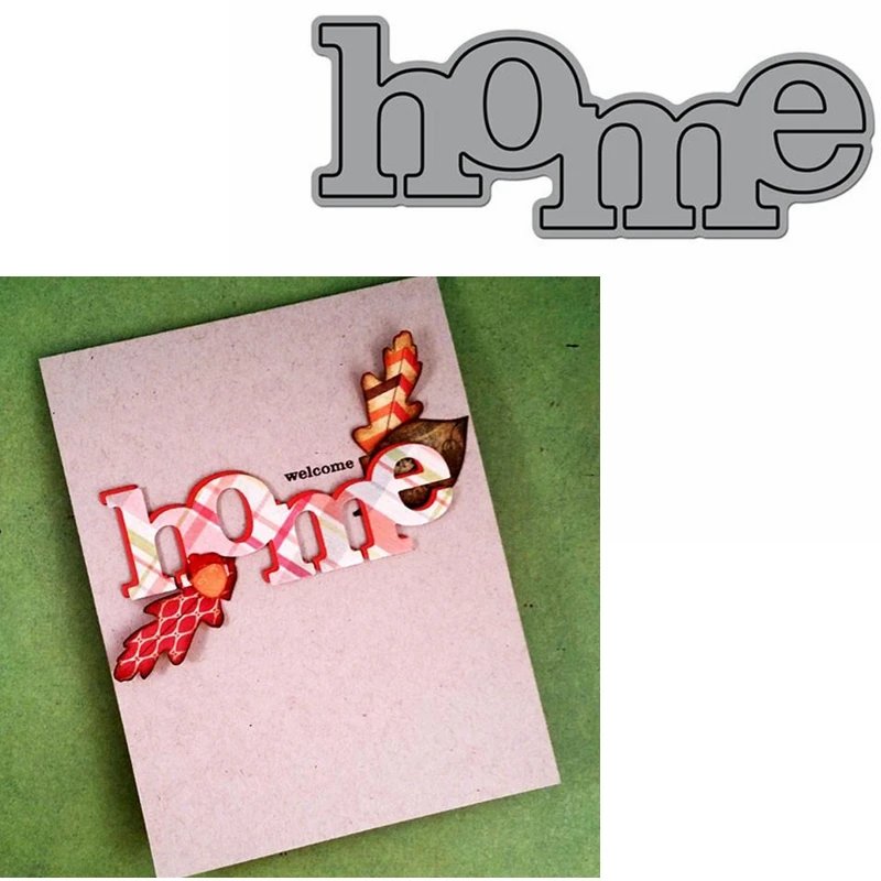 

Home Word Die Cuts For Card Making Home Word dies scrapbooking metal cutting dies new 2019
