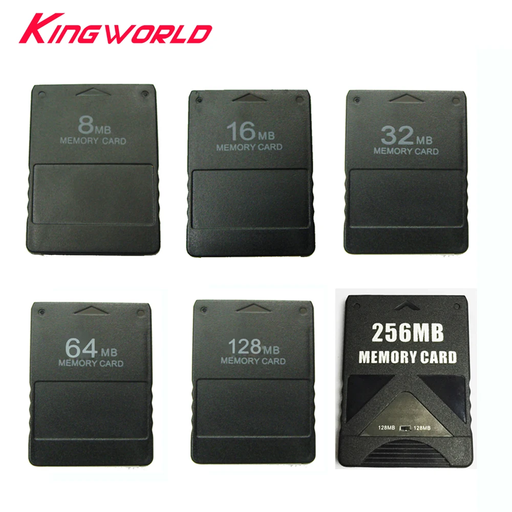 

100 PCS a lot 8MB 16MB 32MB 64MB 128MB Memory Card for S-ony P-laystation 2 for PS2