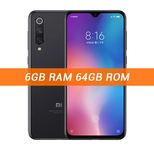 64GB Black Глобальная версия Xiaomi mi 9 SE, 6 ГБ ОЗУ, 64 Гб ПЗУ, мобильный телефон mi 9 SE, Восьмиядерный процессор Snapdragon 712, полноэкранный экран 5,97 МП, тройная камера - Цвет: 64GB Black
