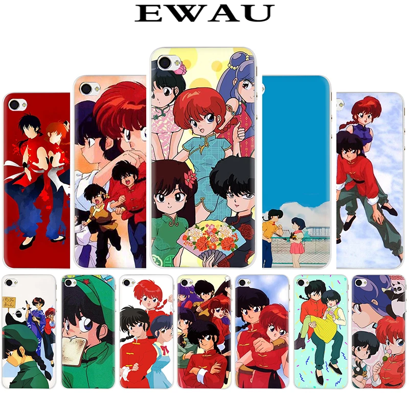 

EWAU Japanese Anime Ranma Hard Phone Cover Case for iphone 5 5S SE 5C 6 6s Plus 7 8 Plus X XR XS MAX
