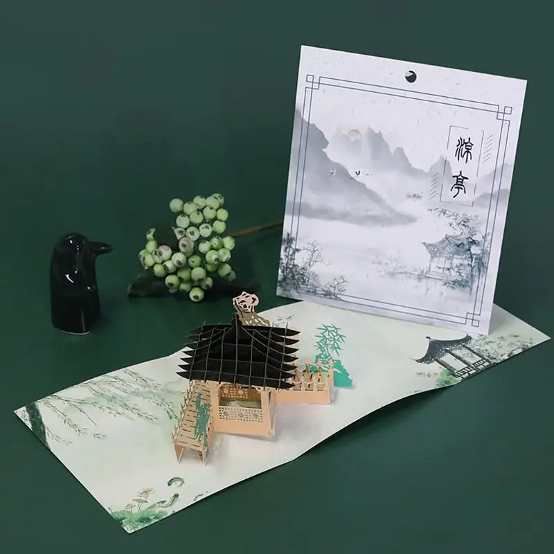  3D Pop Up Star Moon Greeting Cards Postcards Invitations with Envelop Birthday High Quality and Bra - 4.00033E+12