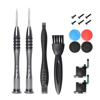 

3D Replacement Joystick Analog Thumb Stick for Nintendo Switch Joy-Con Controller with Brush Screwdriver Thumbstick Caps