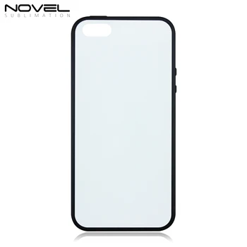 

2D Sublimation Blanks Tempered TPU Glass Phone Case for iPhone 5