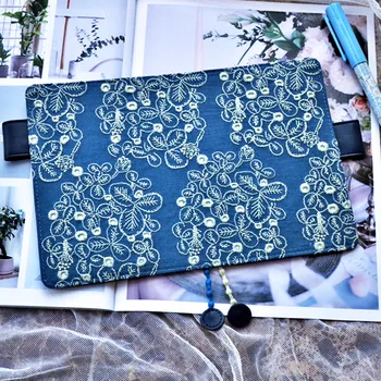 

2021 New Hand Made High Quality Floral Design Journal Cover The Lucky Flowers For Standard A5 Fitted Refilled Paper Book