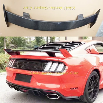 

Car shape suitable for Ford Mustang Coupe 2015- 2017 high quality carbon fiber material sports car wing auto parts