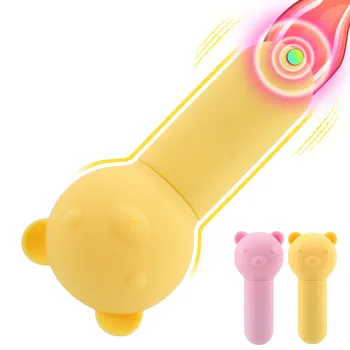 10 Frequency G-spot Mini Bullet Vibrating Egg Vibrators Clitoris Stimulator Massager Little Bear Vibrator Sex Toys For Women 5